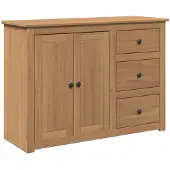 vidaXL Dressoir met lades PANAMA 112x40x80 cm massief grenenhout