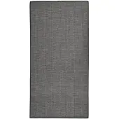 vidaXL Buitenkleed platgeweven 100x200 cm grijs