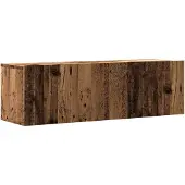 vidaXL Tv-wandmeubel 100x30x30 cm bewerkt hout oud houtkleurig