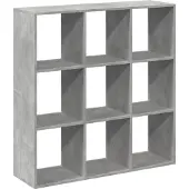 vidaXL Kamerscherm / boekenkast 102x29x103,5 cm hout betongrijs
