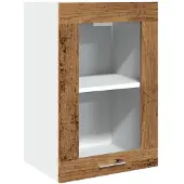 vidaXL Bovenkast Lyon 40x31x60 cm bewerkt hout oud houtkleurig