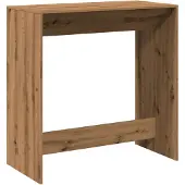 vidaXL Bartafel 102x50x103,5 cm bewerkt hout artisanaal eikenkleur