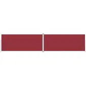 vidaXL Windscherm uittrekbaar 220x1000 cm rood