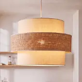 Duolla Hanglampe , Space, Beige, Slaapkamer, Stof, Jong wonen