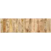vidaXL Hoofdbord 180 cm massief ruw mangohout