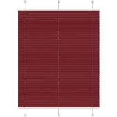 vidaXL Plissé rolgordijn 105x100cm stofbreedte 104,4cm bordeauxrood