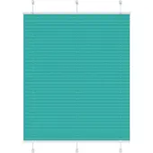 vidaXL Plissé rolgordijn 105x150cm stofbreedte 104,4cm petrol groen