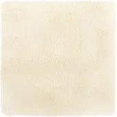 vidaXL Hoogpolig vloerkleed NAVARRA 120x120 cm polyester crèmekleurig