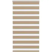 vidaXL Zebra Blind 70x150 cm stofbreedte 65,9 cm polyester zandbruin