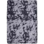 vidaXL Hoogpolig vloerkleed NAVARRA 160x230 cm polyester donkergrijs