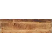 vidaXL Tafelblad rechthoekig 100x20x2,5 cm massief ruw mangohout