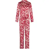 Pastunette Pyjama 'Premium - Scarlet Bloom' rood
