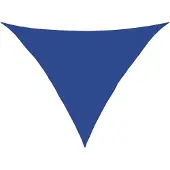 vidaXL Zonnezeil 160 g/m² 3x3x4,2 m HDPE blauw