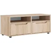 vidaXL Tv-meubel VISNES 100x40x38 cm bewerkt hout sonoma eikenkleurig