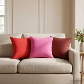 vidaXL Kussensloop 2 pcs HEERLEN Rood 35 x 35 cm Polyester