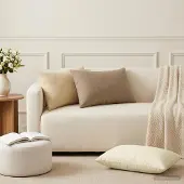vidaXL Kussensloop 6 pcs HEERLEN Beige 50 x 75 cm Polyester