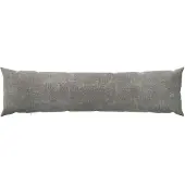 vidaXL Kussensloop 2 st HEERLEN Donkergrijs 40 x 145 cm Chenille Stof