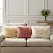 vidaXL Kussensloop 6 pcs HEERLEN Wit 30 x 50 cm PV Fleece