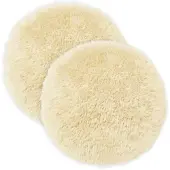 vidaXL Kussensloop 2 pcs HEERLEN Crèmekleurig Ø 50 cm PV Fleece