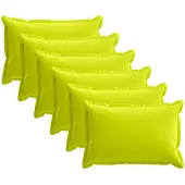 vidaXL Kussensloop 6 st HOUTEN Heldere Groen. 40 x 60 cm Polyester