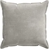 vidaXL Kussensloop 2 st HOUTEN Lichtgrijs 80 x 80 cm Chenille Stof