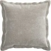 vidaXL Kussensloop 6 st HOUTEN Lichtgrijs 50 x 50 cm Chenille Stof
