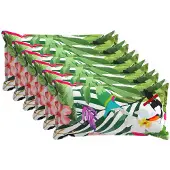 vidaXL Kussensloop 6 st HOUTEN Zwart 40 x 80 cm Polyester