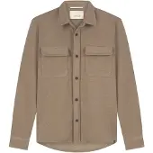 Dstrezzed Heren Overshirts Ds_ulrik - Bruin - Maat XL