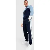 Lacoste Colour Block Joggers, blue