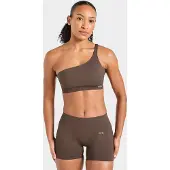 AYBL Enhance Seamless One Shoulder Sports Bra, brown