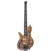 Sire Marcus Miller F10Dx 5HL Natural Satin linkshandige elektrische basgitaar met koffer