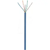 Pro U/UTP CAT6a 10 Gigabit netwerkkabel met vaste aders - AWG23 - LSZH / blauw - 305 meter