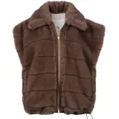 NUKUS Dames Blazers Hani Gilet - Bruin - Maat M