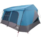 vidaXL Gezinstent met regenhoes waterdicht 9-persoons Blauw