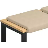 vidaXL Bankkussen 2 st Microvezel Crèmekleurig Diepte 35 cm