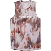 Nnormal Race 02 mouwloos bruin wit, Maat S