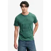Superdry Athletic Tonal T-shirt Relaxed Pasvorm Green Grootte: XL