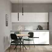Lyora Design hanglamp Noemi zwart met wit Ø 11cm