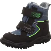 Superfit Snowboots 'HUSKY' saffier / neongroen / zwart