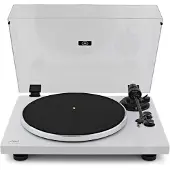 AVCOM Bluetooth Belt Drive Turntable with Audio-Technica Stylus White