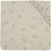 Jollein Hoeslaken Wieg - 40/50x80/90cm - Jersey - Woolly