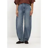 Catwalk junkie Dames Jeans Super Barrel Fit Jeans - Blauw - Maat 29