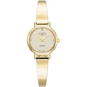 Roamer polshorloge, Elegance, diamanten, goud, champagnekleur