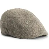 MGO Leisure Wear MGO Thorpoint - Flatcap - Wolmix - Kaki