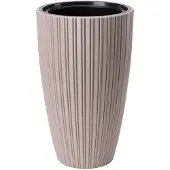Vita bloempot hoog smal Mika 40 taupe