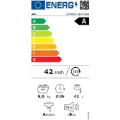 AEG Lr7386u4 Prosteam - Wasmachine Voorlader 8 Kg 1600 Rpm 76 Db