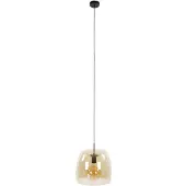 AnLi Style AnLi Stijl Hanglamp, model Drift, met één lichtpunt / Amberkleurig glas