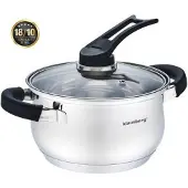 Klausberg KB-7223 kookpan - 5,8L – rvs – alle warmtebronnen