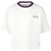 America Today T-shirt met backprint - wit Meisjes Katoen Ronde hals Backprint - maat 134/140
