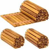 vidaXL Tuinpad 3 st Naturel 200 x 40 cm Massief Acacia Hout